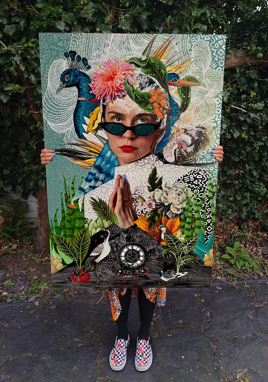 Girl Pray Canvas