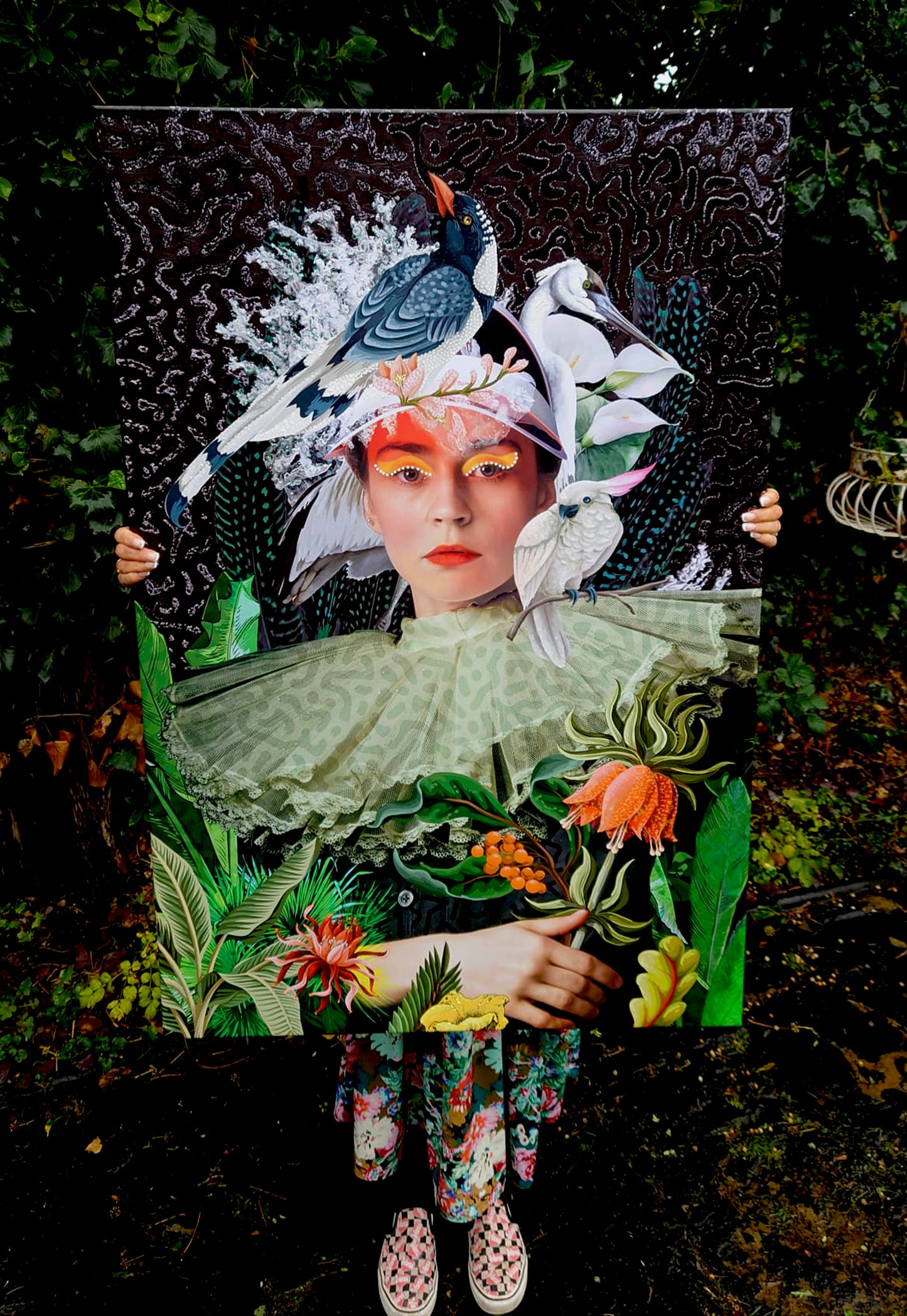 Girl Visor - ORIGINAL CANVAS SOLD