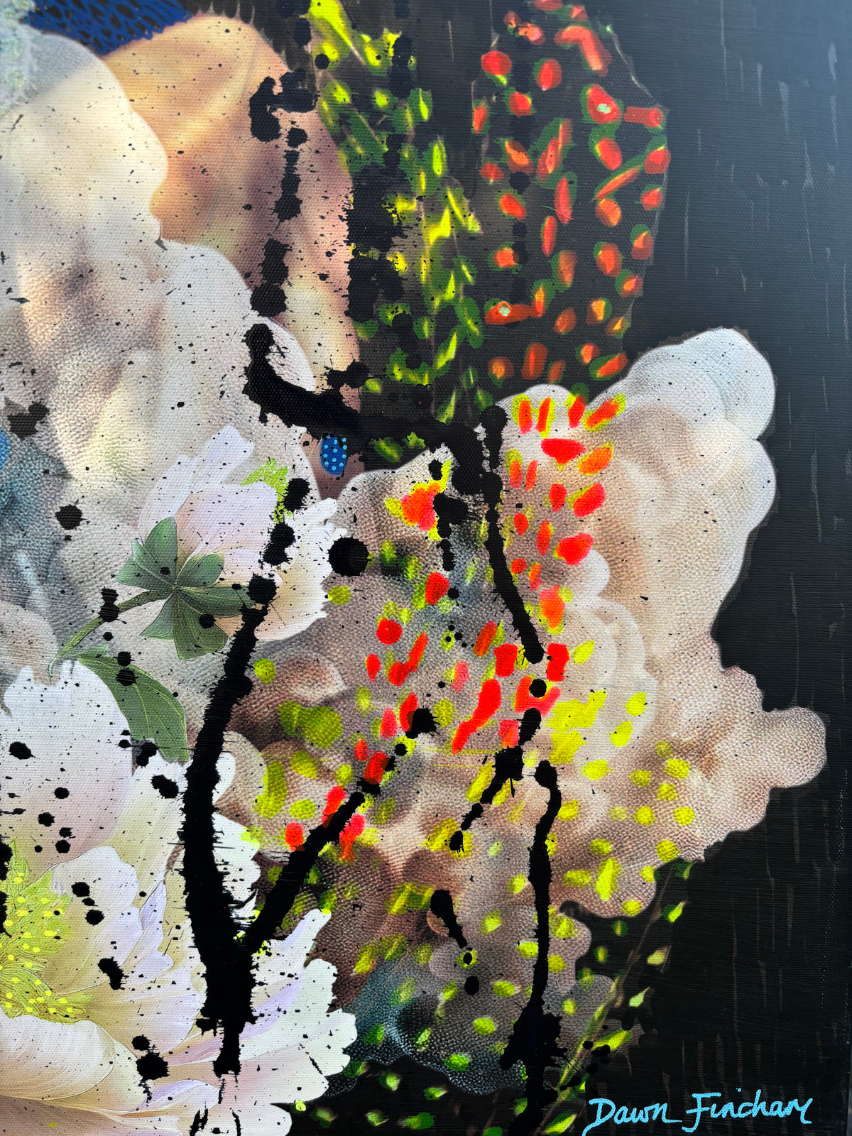 Girl Smoke - ORIGINAL CANVAS
