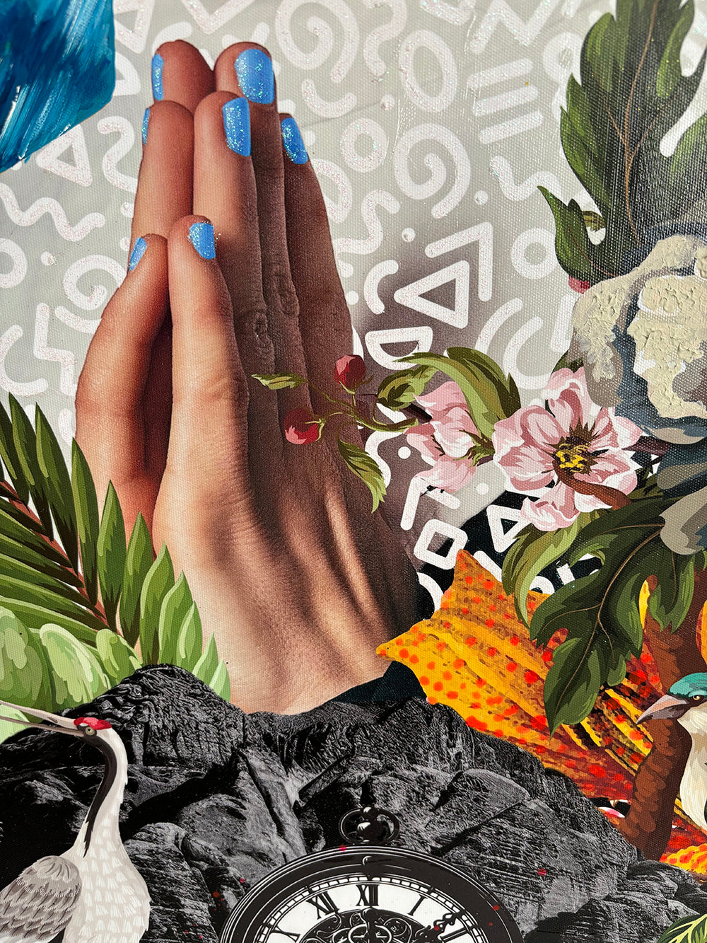Girl Pray Canvas