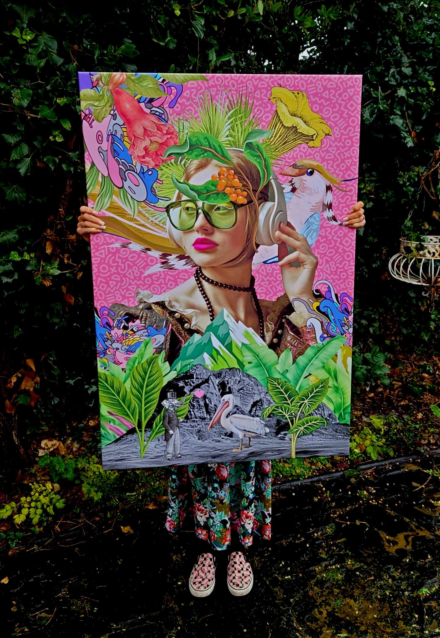 Girl Glasses - ORIGINAL CANVAS SOLD