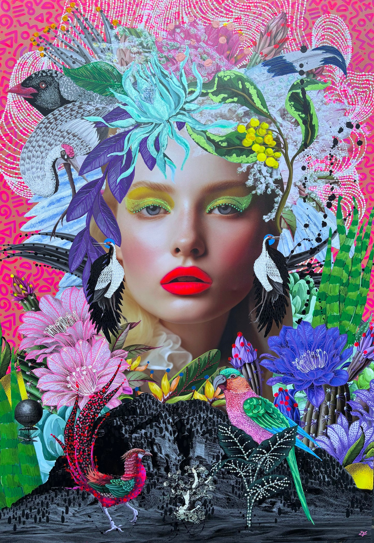 Girl Disco - ORIGINAL CANVAS