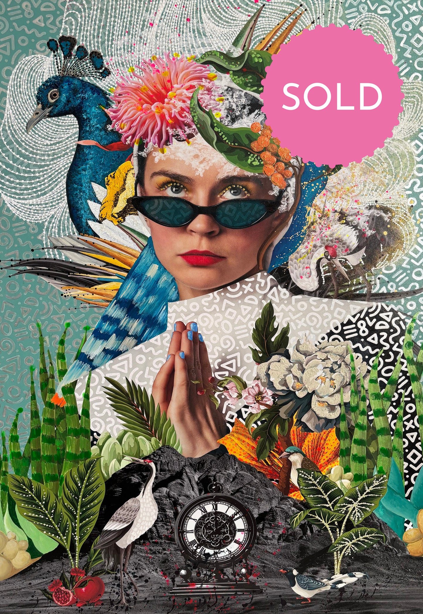 Girl Pray - ORIGINAL CANVAS SOLD