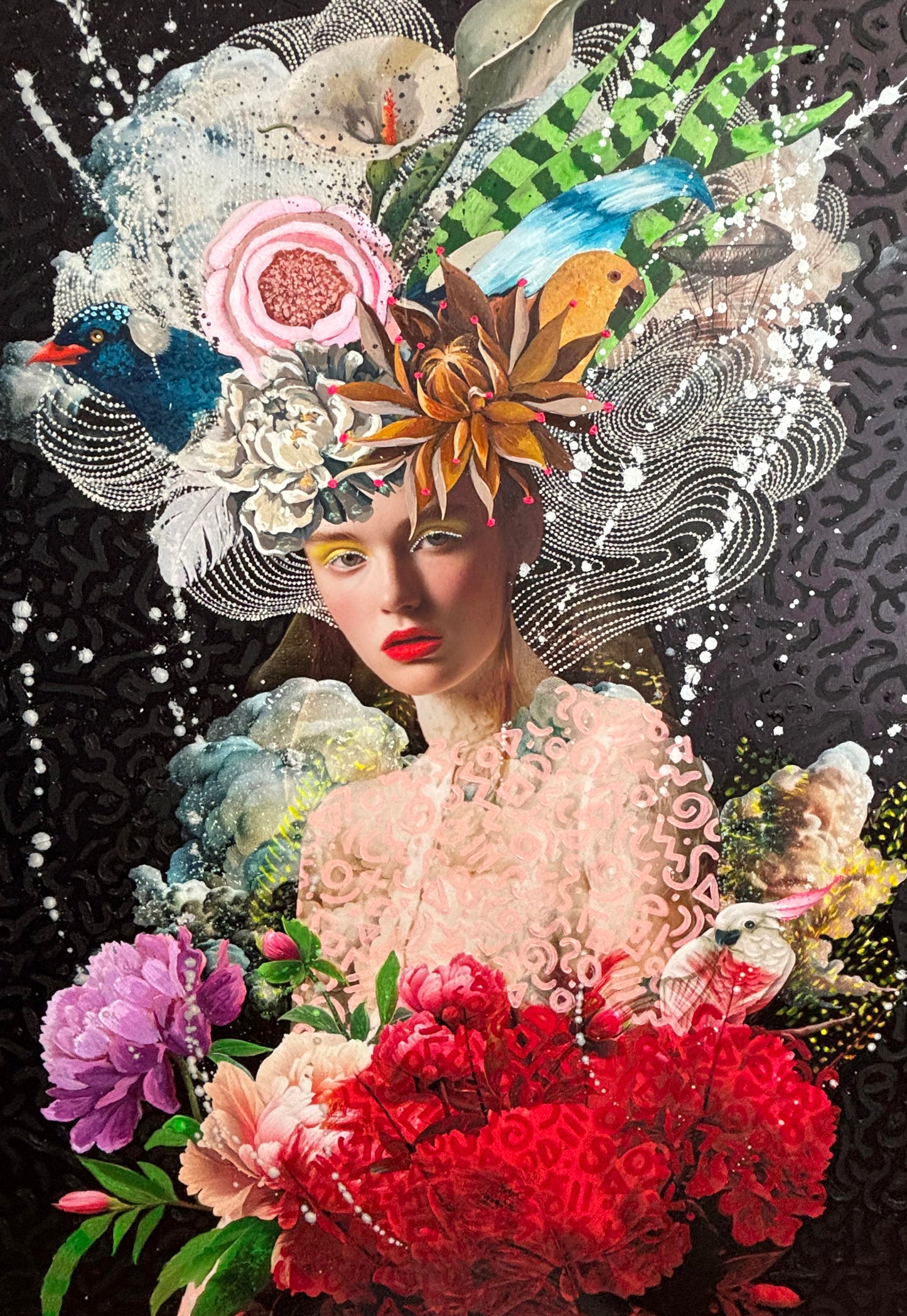 Girl Rose - ORIGINAL CANVAS