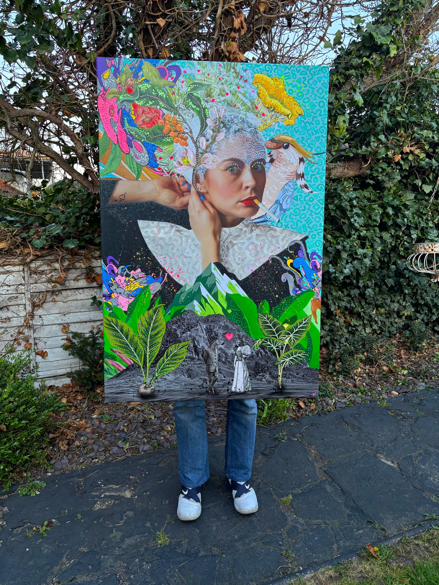 Girl Nun - ORIGINAL CANVAS