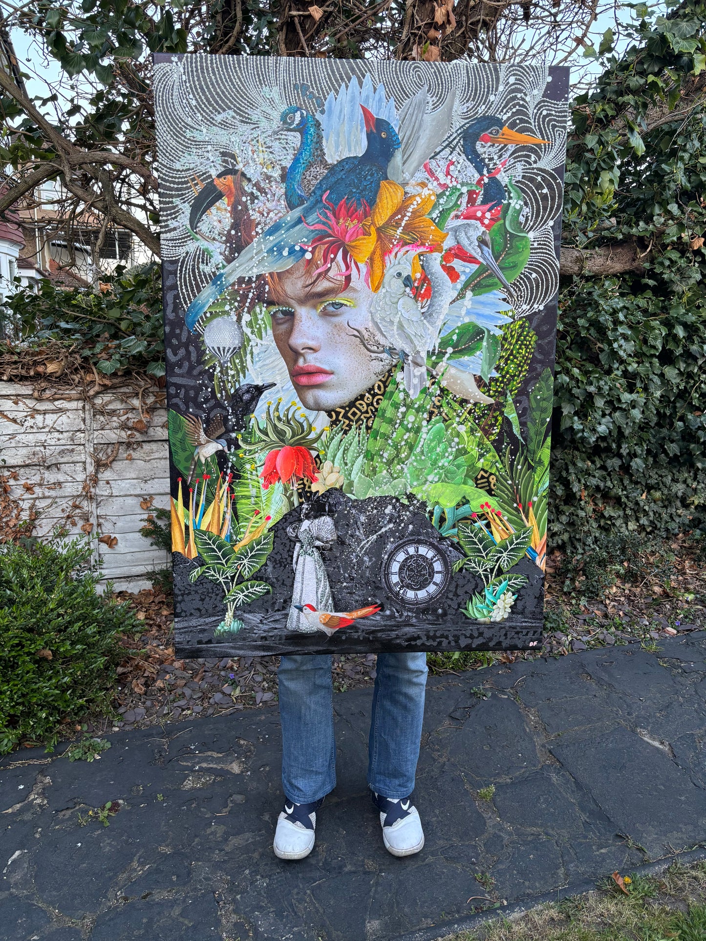 Bird Boy - ORIGINAL CANVAS