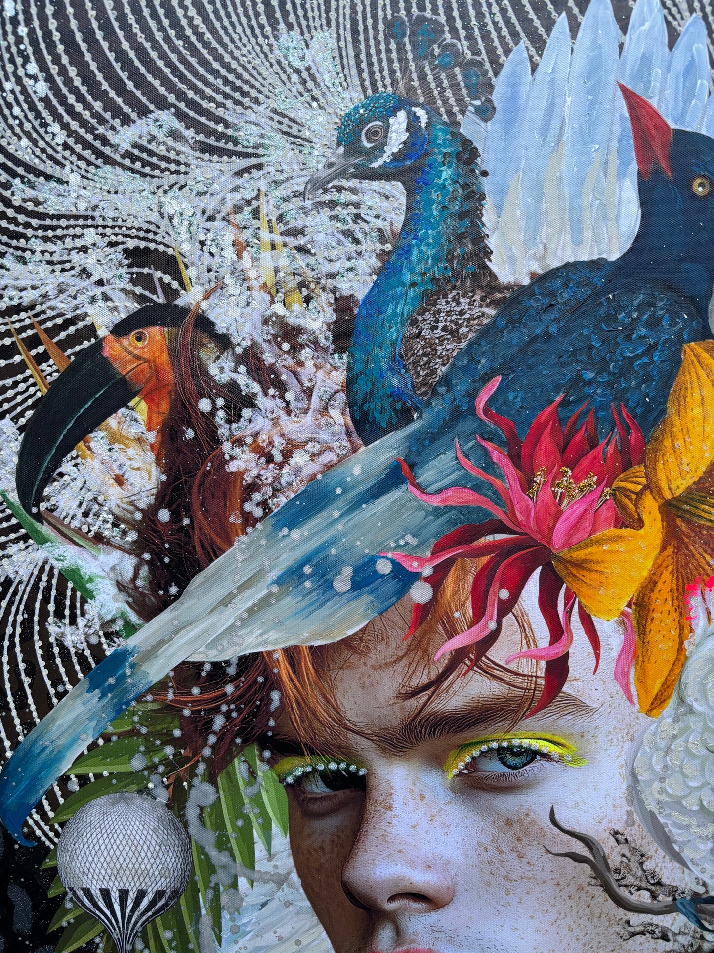 Bird Boy - ORIGINAL CANVAS