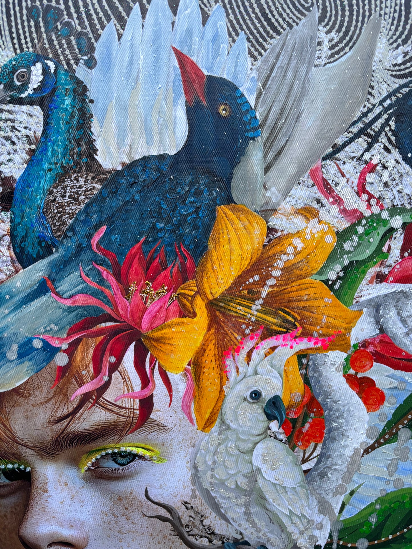 Bird Boy - ORIGINAL CANVAS