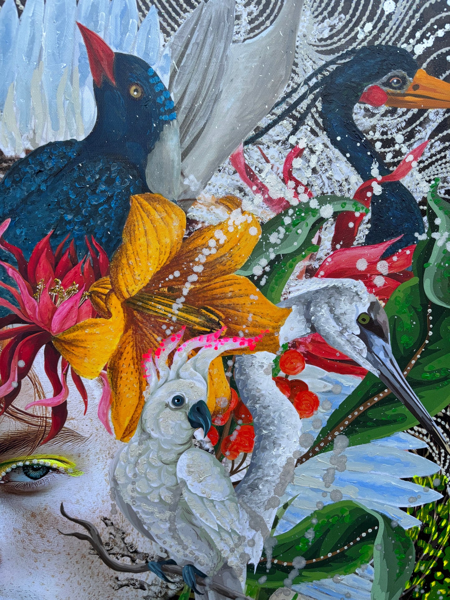 Bird Boy - ORIGINAL CANVAS