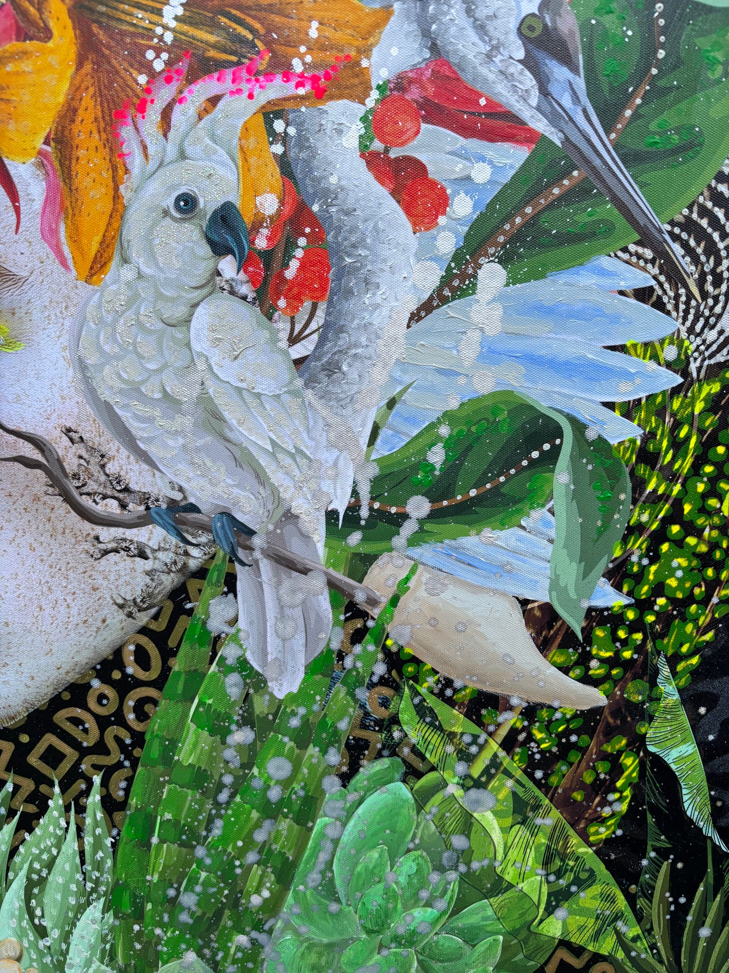 Bird Boy - ORIGINAL CANVAS