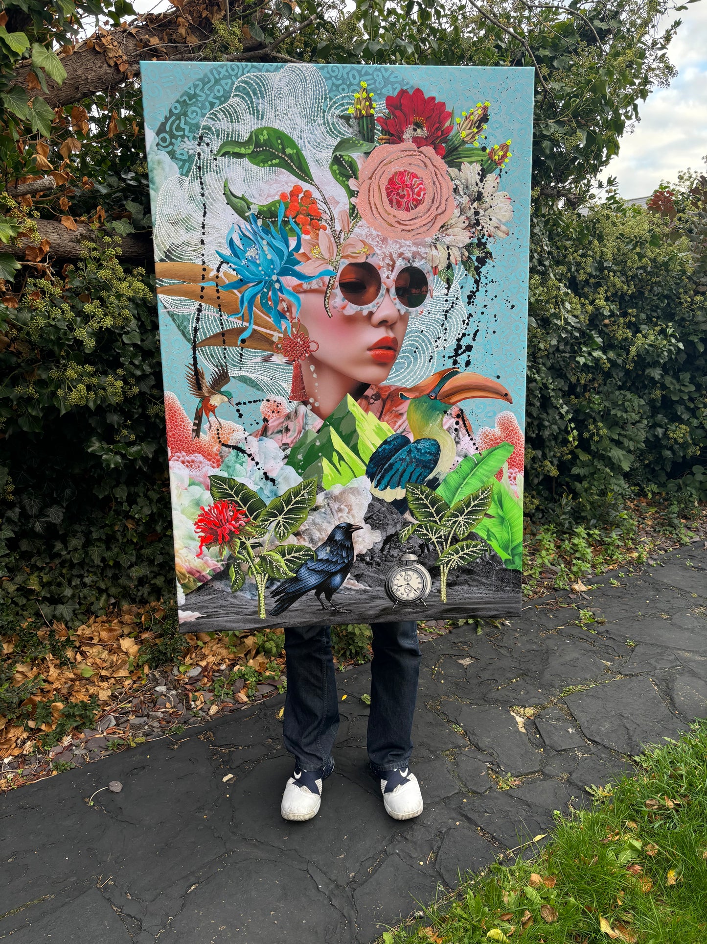 Girl Tassel - ORIGINAL CANVAS SOLD