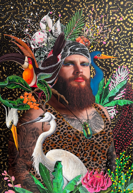 Man Beard - ORIGINAL CANVAS